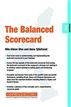 The Balanced Scorecard