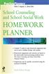 School Counseling and School Social Work Homework Planner