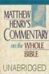 Matthew Henry's Commentary on the Whole Bible, Volumes 1 & 2