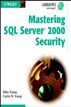Mastering SQL Server 2000 Security