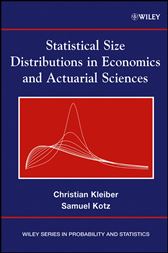 Statistical Size Distributions in Economics and Actuarial Sciences