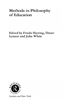 Methods in Philosophy of Education