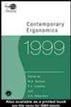 Contemporary Ergonomics 1999