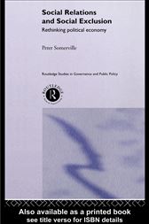Social Relations and Social Exclusion