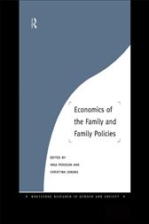 Economics of the Family and Family Policies