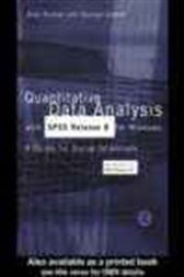 Quantitative Data Analysis with SPSS Release 8 for Windows