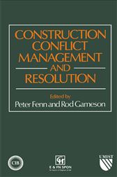 Construction Conflict Management and Resolution