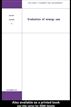 Evaluation of Energy Use