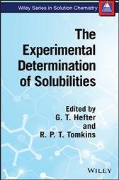 The Experimental Determination of Solubilities