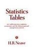 Statistics Tables