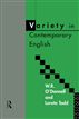 Variety in Contemporary English