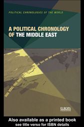 Political Chronology of the Middle East