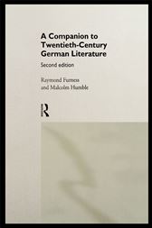 Companion to Twentieth-Century German Literature