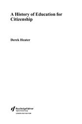 History of Education for Citizenship