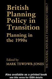 British Planning Policy In Transition