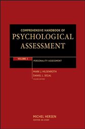 Comprehensive Handbook of Psychological Assessment
