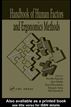 Handbook of Human Factors and Ergonomics Methods