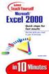 Sams Teach Yourself Microsoft Excel 2000 in 10 Minutes, Adobe Reader