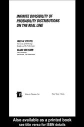 Infinite Divisibility of Probability Distributions on the Real Line