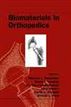 Biomaterials in Orthopaedics