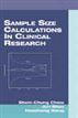 Sample Size Calculation in Clinical Research