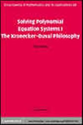 Solving Polynomial Equation Systems I