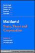 Maitland: State, Trust and Corporation