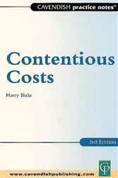Practice Notes On Contentious Costs