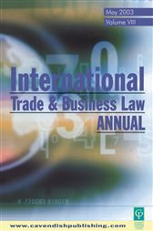 International Trade & Business Law Annual Vol viii