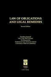 Law Of Obligations & Legal Remedies