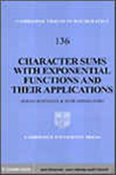 Character Sums with Exponential Functions and their Applications