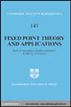 Fixed Point Theory and Applications