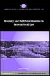 Diversity and Self-Determination in International Law