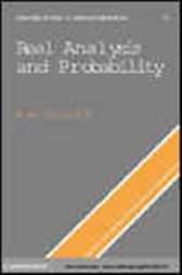 Real Analysis and Probability
