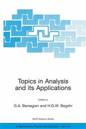 Topics in Analysis and  its Applications