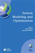 System Modeling and Optimization
