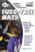 Fuss-Free Math Book 1 – Written Calculations