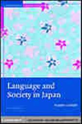 Language and Society in Japan