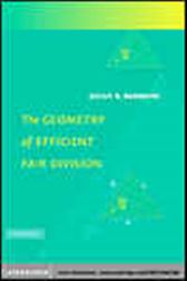 The Geometry of Efficient Fair Division