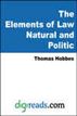 The Elements of Law Natural and Politic
