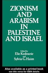 Zionism and Arabism in Palestine and Israel