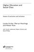 Higher Education and Social Class