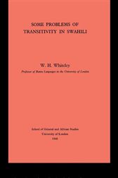 Some Problems Of Transitivity In Swahili