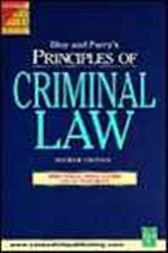 Bloy & Parry's Principles of Criminal Law