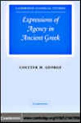 Expressions of Agency in Ancient Greek