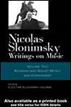 Nicolas Slonimsky Writings On Music Vol 2