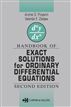 Handbook of Exact Solutions for Ordinary Differential Equations