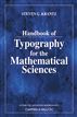 Handbook of Typography for the Mathematical Sciences