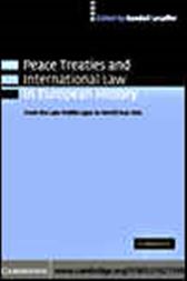Peace Treaties and International Law in European History