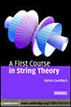 A First Course in String Theory